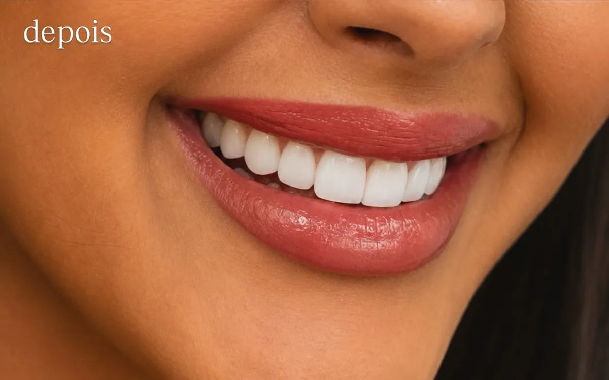 Sorriso depois do tratamento